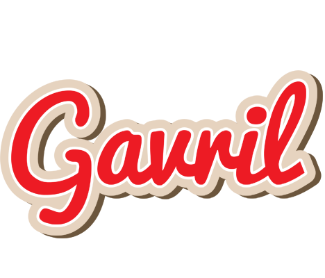 Gavril chocolate logo