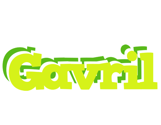 Gavril citrus logo