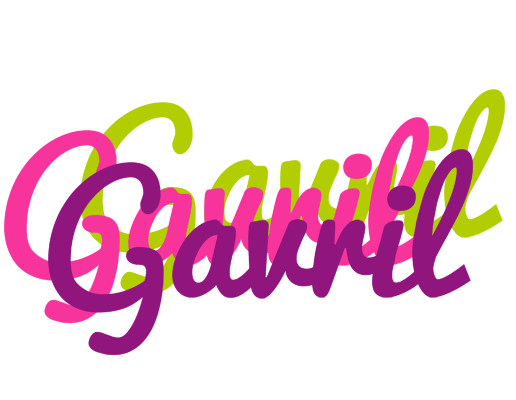 Gavril flowers logo
