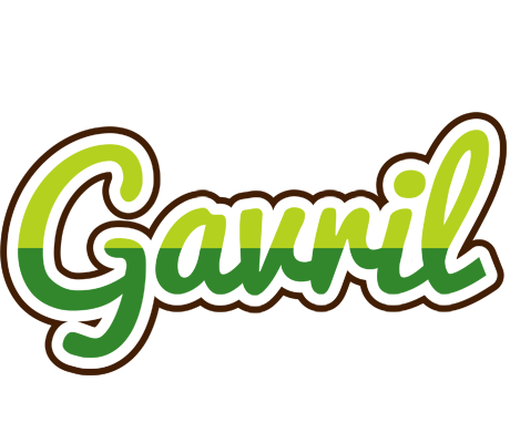 Gavril golfing logo
