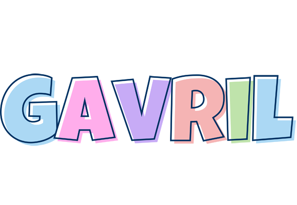 Gavril pastel logo