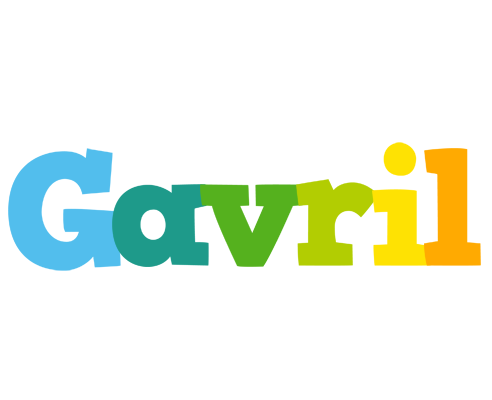 Gavril rainbows logo
