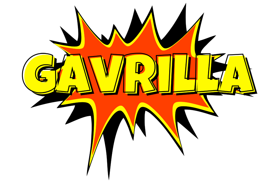 Gavrilla bazinga logo