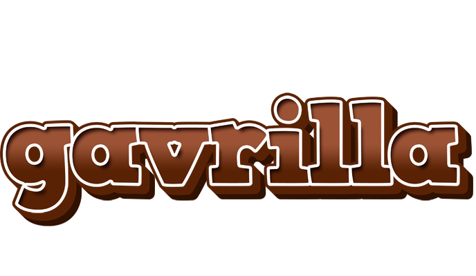 Gavrilla brownie logo