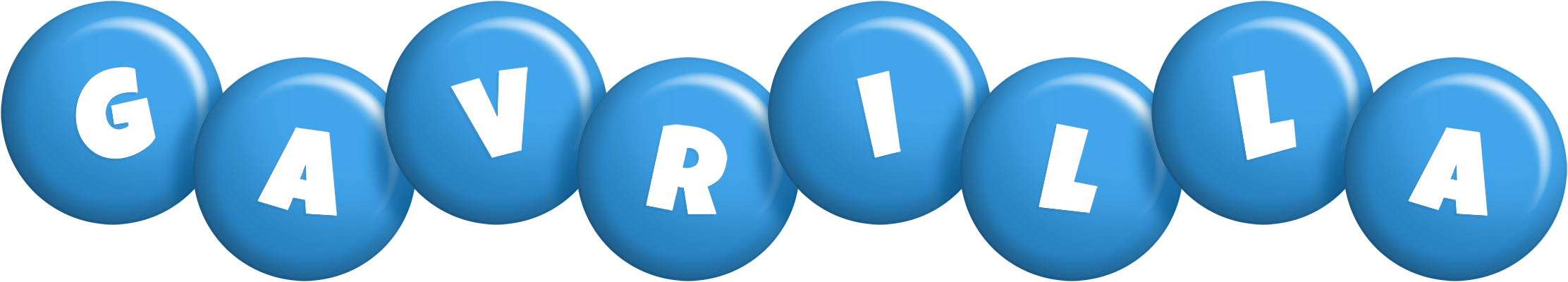 Gavrilla candy-blue logo