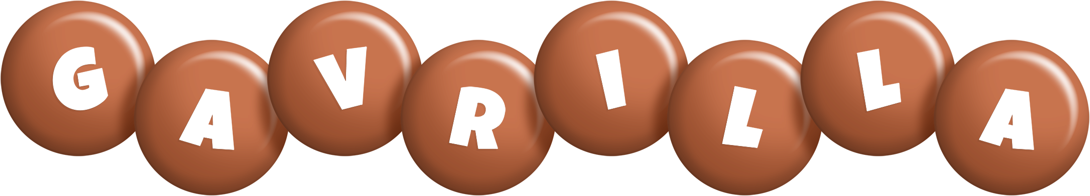 Gavrilla candy-brown logo