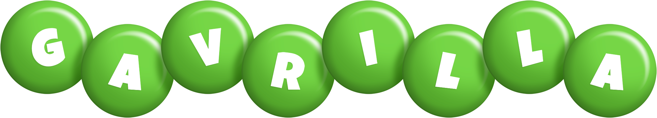 Gavrilla candy-green logo