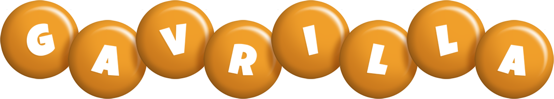 Gavrilla candy-orange logo