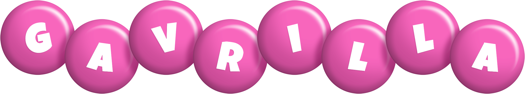 Gavrilla candy-pink logo
