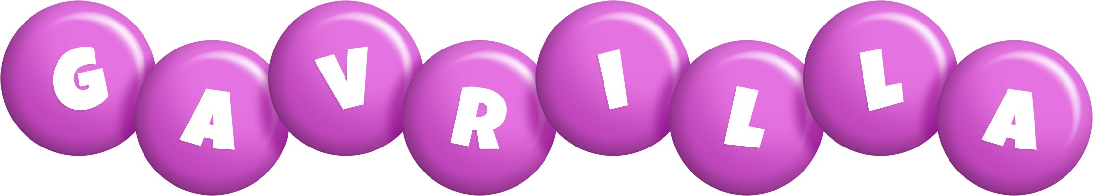 Gavrilla candy-purple logo