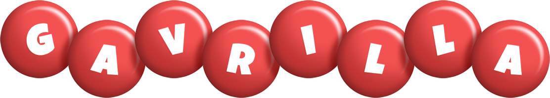 Gavrilla candy-red logo