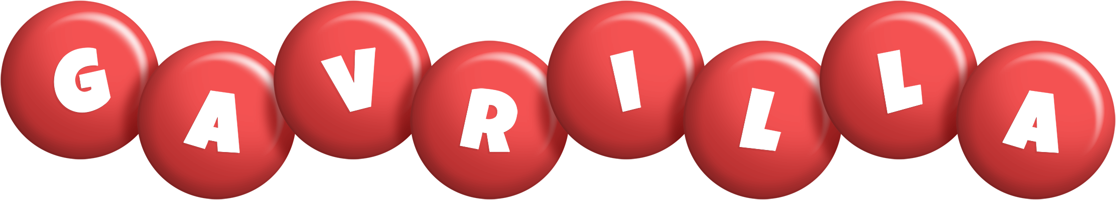 Gavrilla candy-red logo