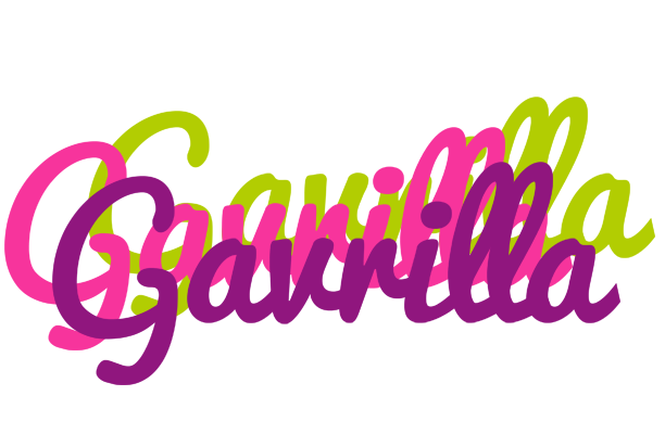 Gavrilla flowers logo