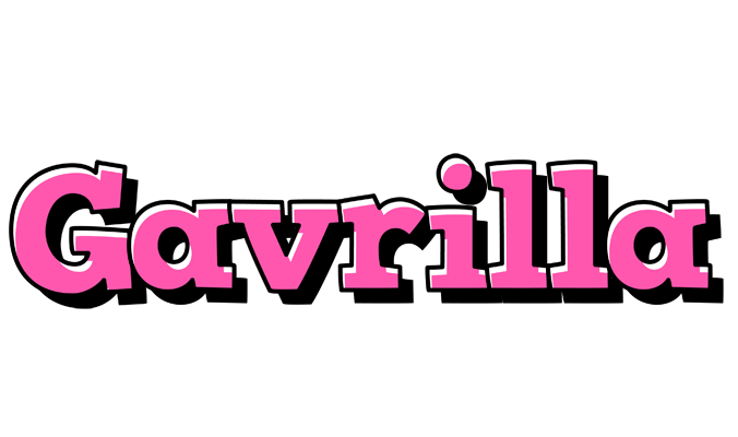 Gavrilla girlish logo