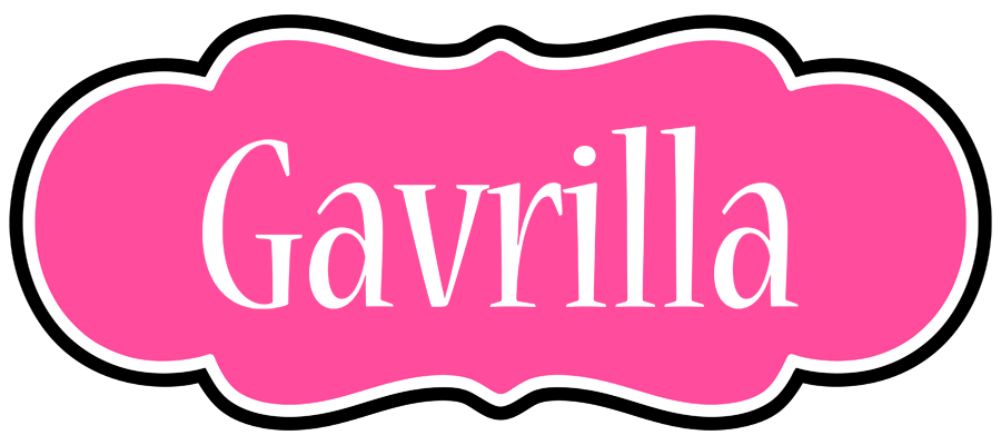 Gavrilla invitation logo