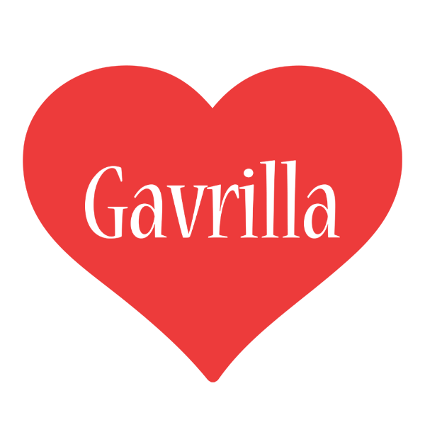Gavrilla love logo