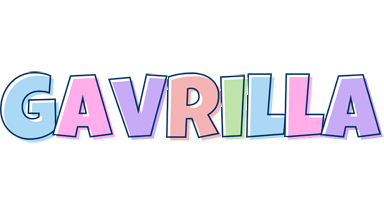 Gavrilla pastel logo