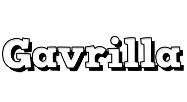 Gavrilla snowing logo