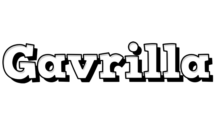 Gavrilla snowing logo