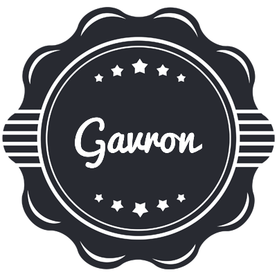 Gavron badge logo