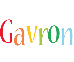 Gavron birthday logo