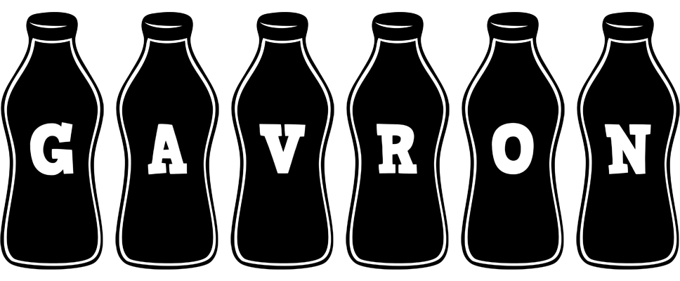 Gavron bottle logo