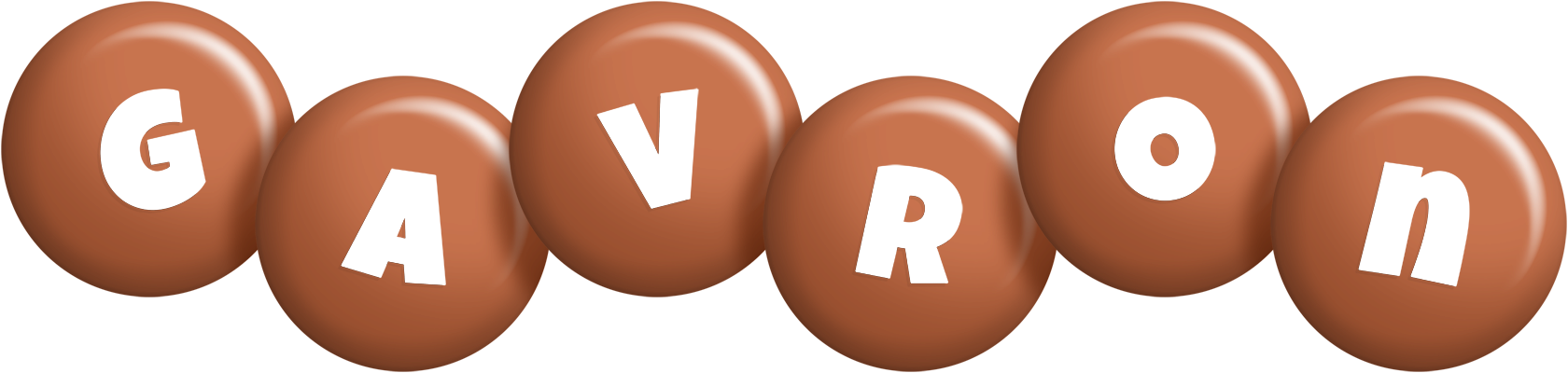 Gavron candy-brown logo
