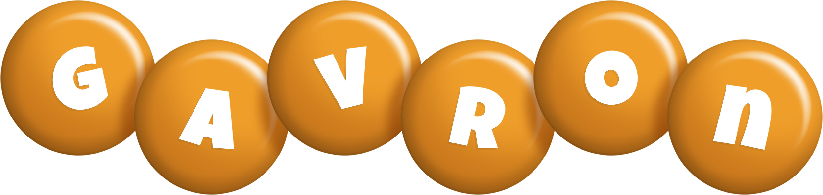 Gavron candy-orange logo