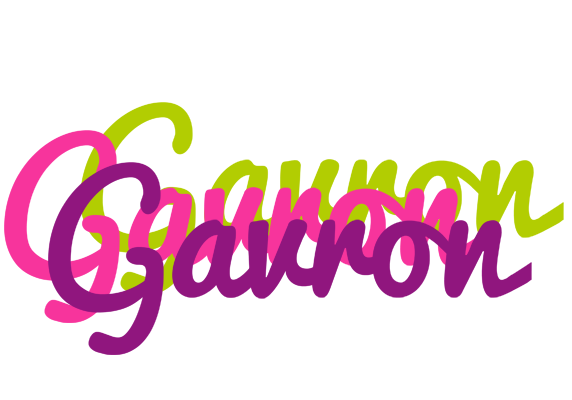 Gavron flowers logo