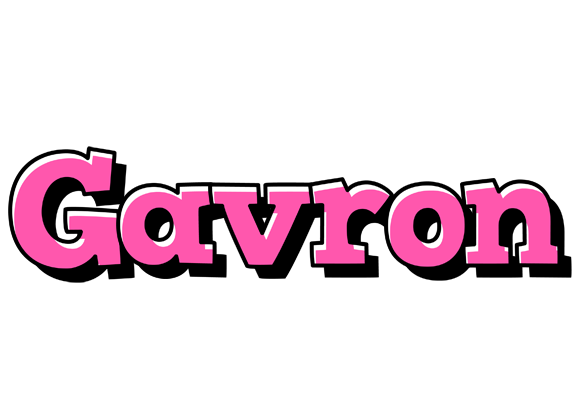 Gavron girlish logo