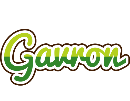 Gavron golfing logo