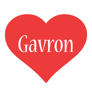 Gavron love logo