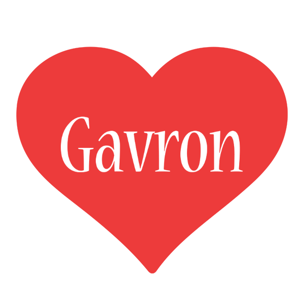 Gavron love logo