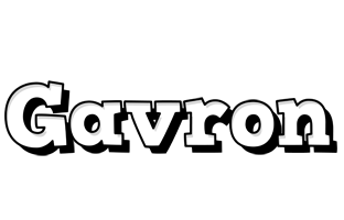 Gavron snowing logo