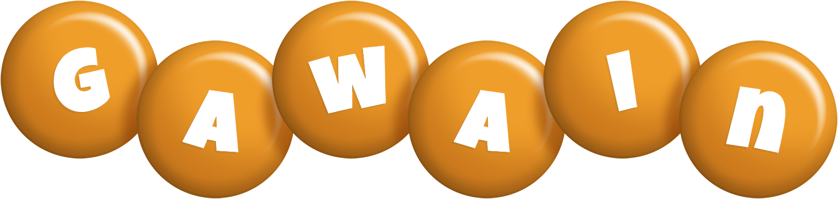 Gawain candy-orange logo