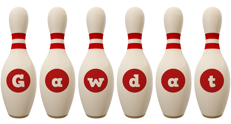 Gawdat bowling-pin logo