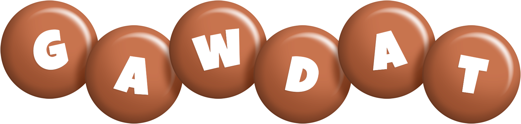 Gawdat candy-brown logo