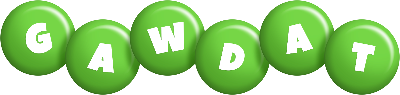 Gawdat candy-green logo