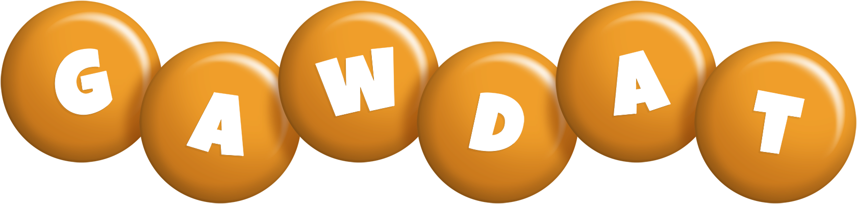 Gawdat candy-orange logo