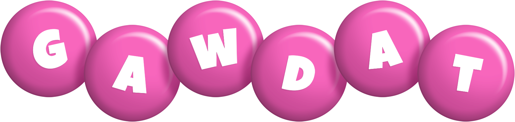 Gawdat candy-pink logo