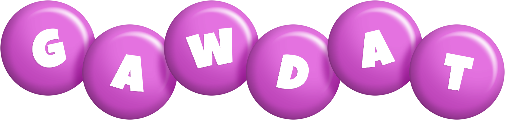 Gawdat candy-purple logo