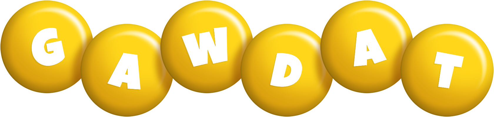 Gawdat candy-yellow logo