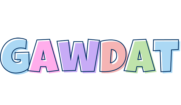 Gawdat pastel logo