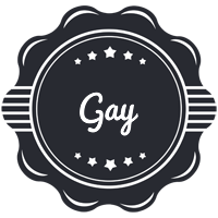 Gay badge logo