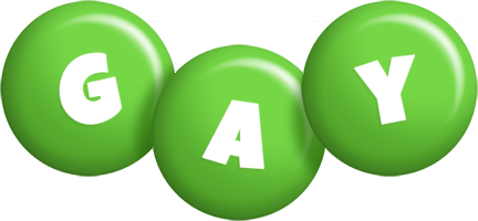 Gay candy-green logo