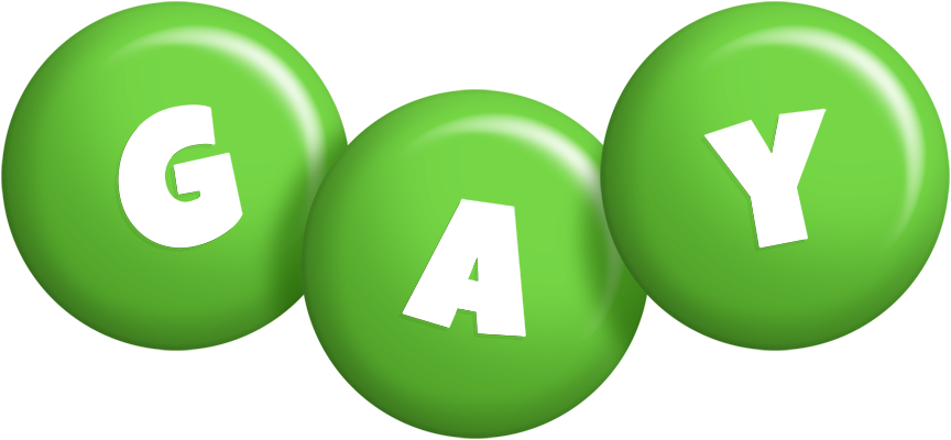 Gay candy-green logo