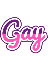 Gay cheerful logo