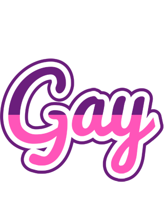 Gay cheerful logo