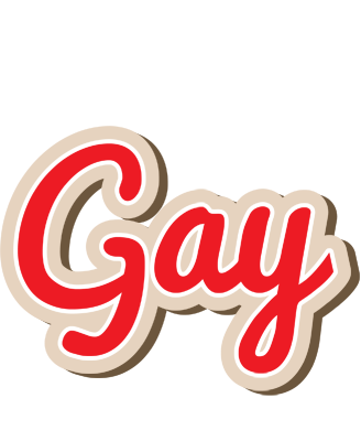 Gay chocolate logo