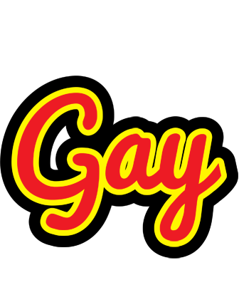 Gay fireman logo